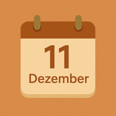 Historischer Kalender – 11. Dezember
